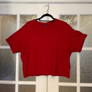XL Old Mavy Cotton Cropped T-shirt